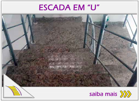 Escada em "U" Escada em "U"