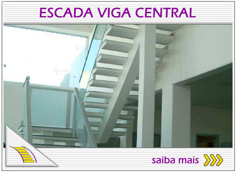 Escada Viga Central Escada Viga Central